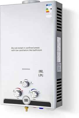 18L Scaldabagno a Gas GPL Con Modalità Inverno Ed Estate Caldaia a Gas GPL Da 30 - Immagine 1 di 4