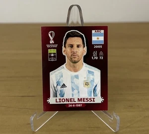 LIONEL MESSI STICKER PANINI WORLD CUP QATAR 2022/ORYX SWISS EDITION #ARG 20 - Picture 1 of 2