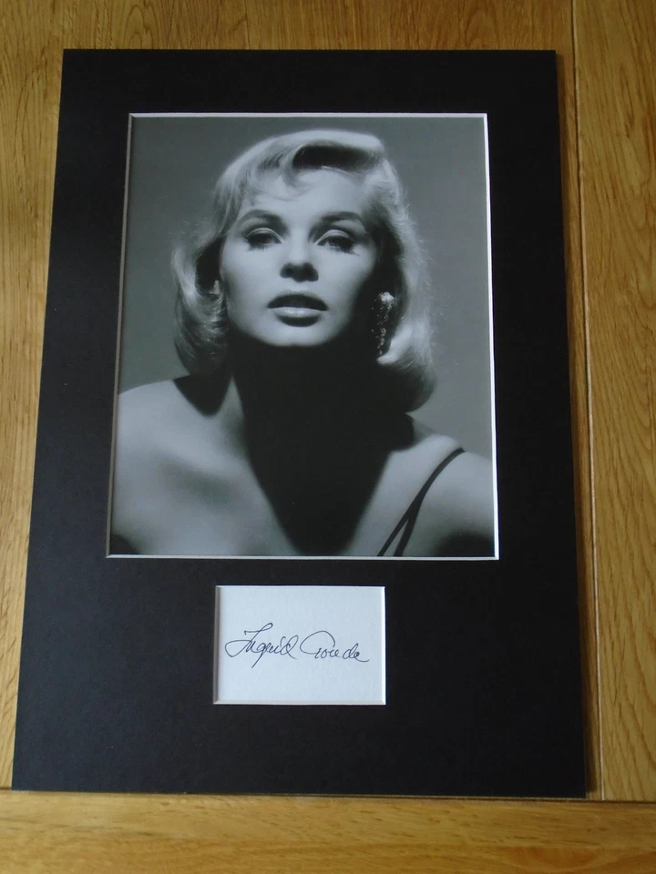 Ingrid Goude Genuine Signed Authentic Autograph  UACC / AFTAL. - Image 1 of 1