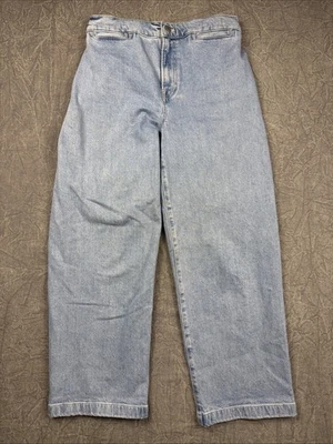 Madewell The Emmett широкие штанины Jean Welt карман издание женский размер 26 свет стирка - Изображение 1 из 4