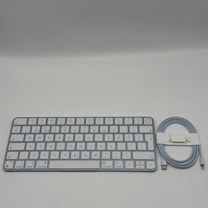 GENUINE APPLE MAGIC KEYBOARD WITH TOUCH ID BLUE A2449 FOR MAC SILICON MODELS - Picture 1 of 3