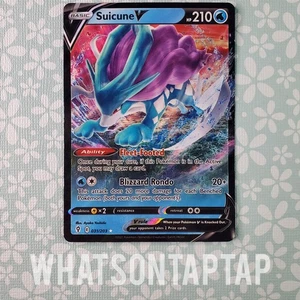 Tarjeta Pokémon Suicune V 031/203 Ultra Rara Espada Escudo Cielos en Evolución Individuales LP - Imagen 1 de 2