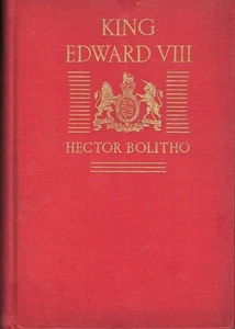 KING EDWARD VIII, BIOGRAPHY OF THE KING WHO ABDICATED, HARDCOVER, 1937 - Picture 1 of 9