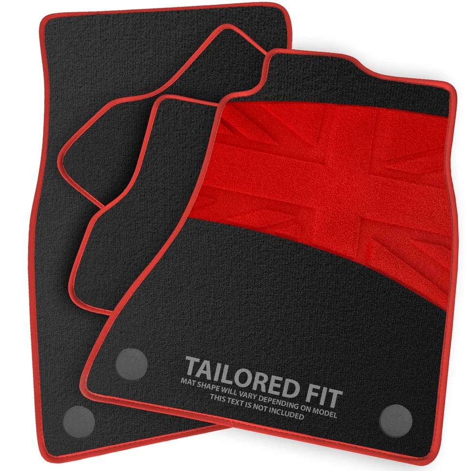 To fit Mazda RX8 2003-2012 Tailored Car Mats Luxury Black [UFW] - Image 1 of 1