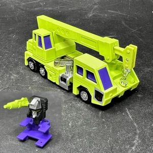 Transformers G1 Devastator Hook Vehicle w Head Laser T21 Hasbro 1985 - Lot of 2 - Picture 1 of 12