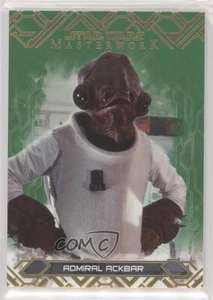 2017 Topps Star Wars Masterwork Green 69/99 Admiral Ackbar #61 u6i - Picture 1 of 3