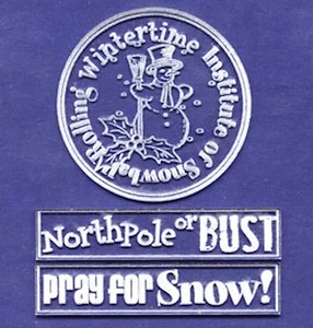 Libro de recortes GoWest Snowball Rolling (3 piezas) grabado acrílico transparente acentos artesanías - Imagen 1 de 1