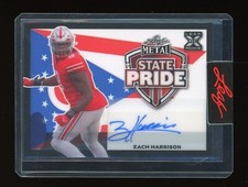 1/1 2023 Leaf Metal Production Zach Harrison Auto Autograph RC Rookie FALCONS