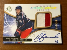 Derick Brassard RC Auto Patch 2008-09 SP Authentic RPA Rookie FUTURE WATCH /100