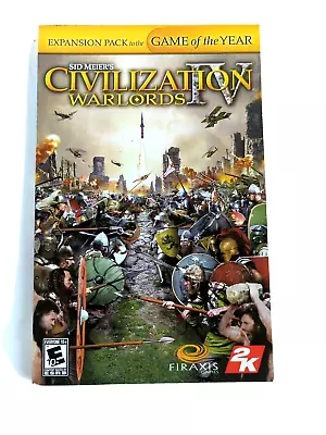 Sid Meier's Civilization IV Warlords Reference/Instruction Book - Good Condition - Image 1 of 4