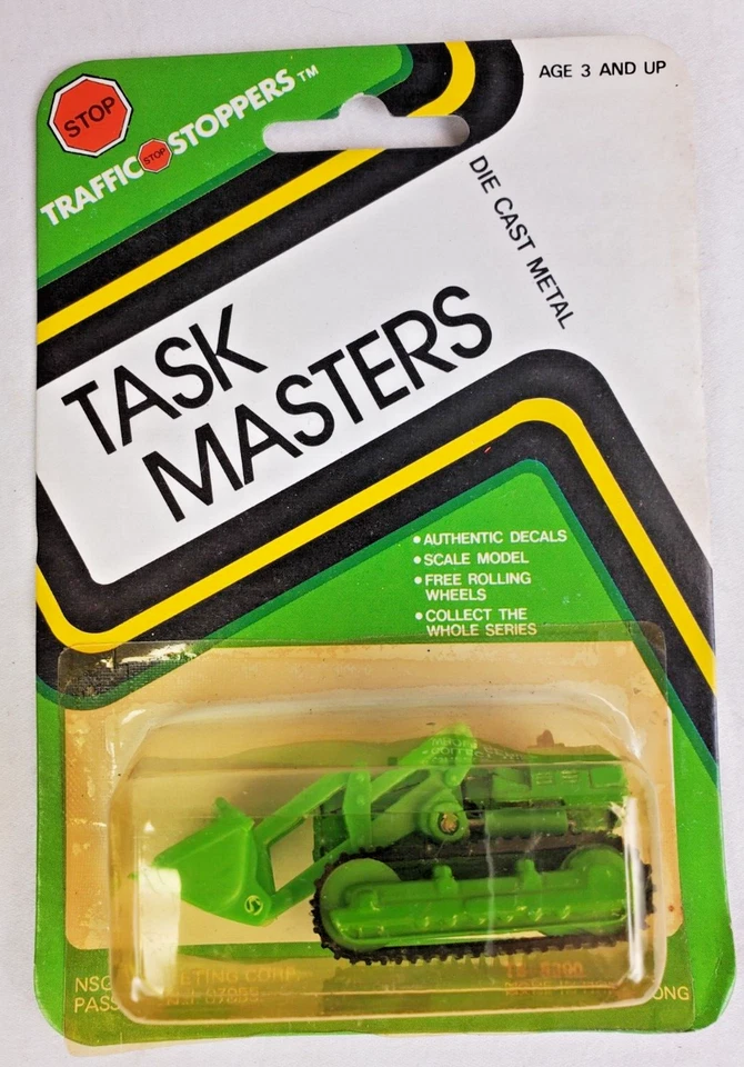 Yatming Task Masters Dozer Front Loader 2 5/8" Long Hong Kong Mint Sealed - Image 1 of 4