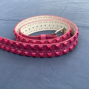Pink Pyramid Belt 2 Row XL - Picture 1 of 3