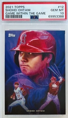 2021 Topps Game Within The Game Shohei Ohtani #12 By Paul Jennis PSA 10 💎 - Image 1 of 4