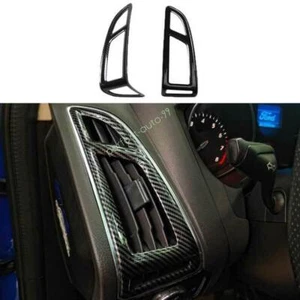 For Ford Focus 2012-2018 ABS Carbon Fiber Console AC L&R Air Outlet Vent Frame - Picture 1 of 6
