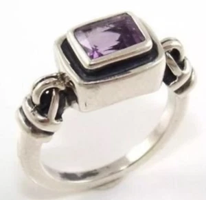 Silpada Sterlingsilber Misty Morning Amethyst Ring Größe 7 R1157 - Bild 1 von 12