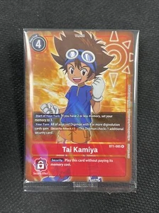 Tai Kamiya BT1-085 Raro Digimon TCG CCG Caja Topper Promo Como Nuevo Sellado! - Imagen 1 de 2