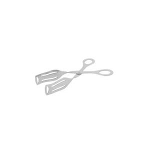SALE Scissor Tongs Slotted Deluxe Stainless Steel 200mm Pastries Serving Utensil - Picture 1 of 1