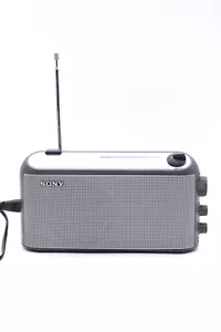 Sony 3 Bands FM / SW / MW tragbares Radio ICF-703S grau Vintage alt - Bild 1 von 8