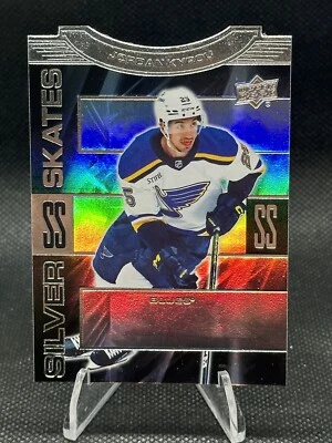 JORDAN KYROU 2023-24 UD Extended Series Silver Skates Blues - Image 1 of 2