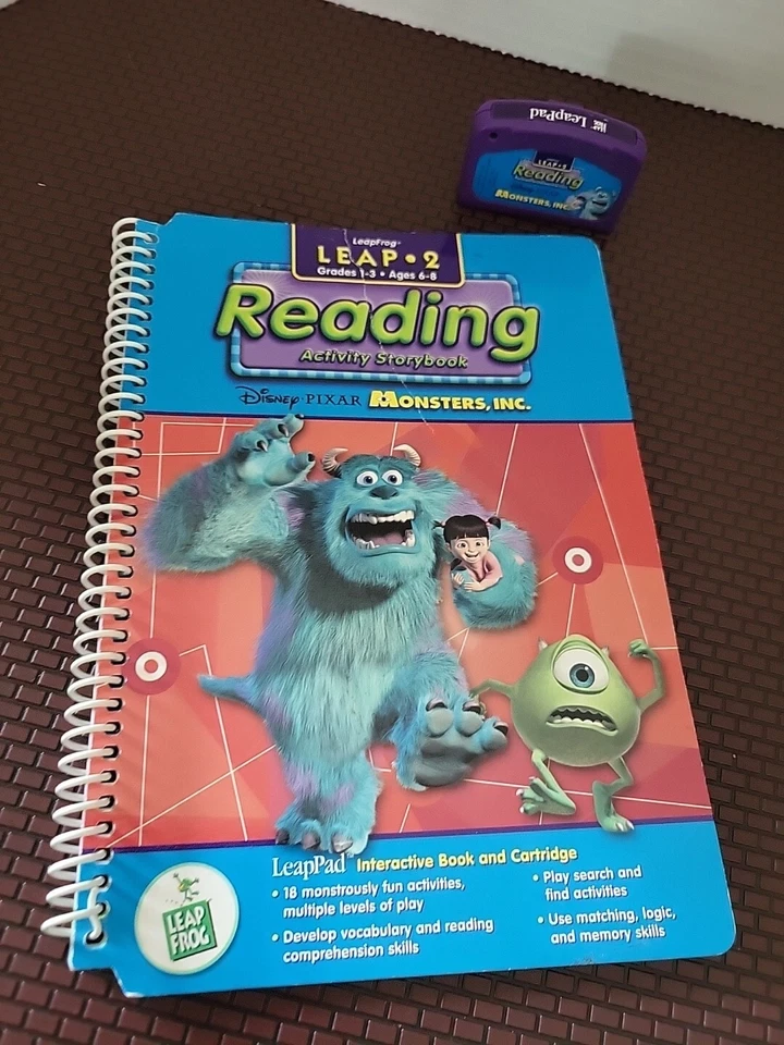 Leapfrog Leappad Reading Monster, Inc. Leap 2 Book and Cartridge  - Image 1 of 1