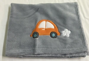 Manta de bebé circo niños coche infantil gris naranja 30x30 nuevo sin etiquetas #789 - Imagen 1 de 6