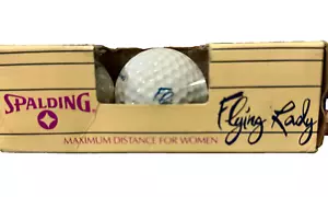 3 Vintage Spalding Flying Lady White #3 Golf Balls NEW Unused Open box - Picture 1 of 6