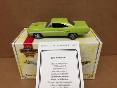 MATCHBOX AMERICAN MUSCLE CAR 1:43 1970 PLYMOUTH GTX  BOXED SPECIAL EDITION YMC07 - Image 1 of 4