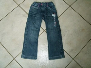 Super Jeans Hose HELLO KITTY by C&A Gr.110 blau - Bild 1 von 4