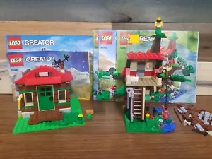 LEGO Creator Treehouse Adventures (31053) + Lakeside Lodge (31048) ~ Incomplete - Picture 1 of 14