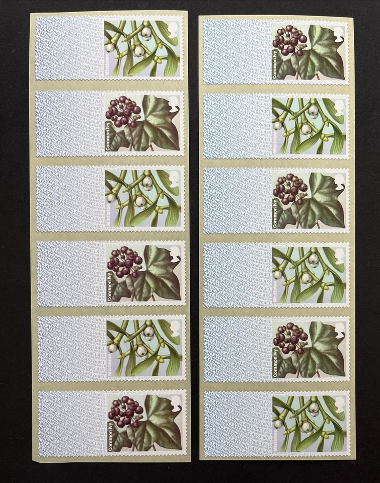 GB 2014 POST & GO WINTER GREENERY 2nd CLASS BLANKS MNH - Image 1 of 1