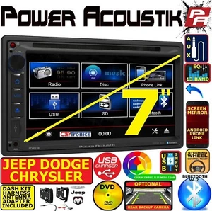 CHRYSLER JEEP DODGE BLUETOOTH USB AUX CAR RADIO STEREO PKG - Picture 1 of 9