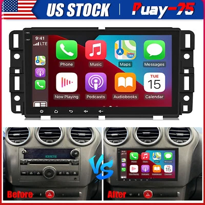 8'' Car Radio Stereo Android 13 GPS for Chevy Silverado GMC Sierra Yukon Buick - Image 1 of 4