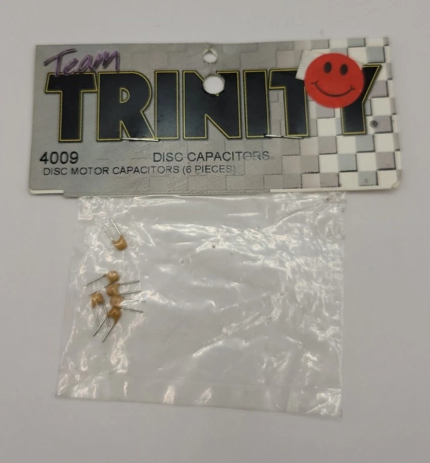 Team Trinity Disc Motor Capacitors 6 Pieces Brushed Motor 4009 - Image 1 of 1