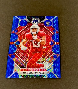 2023 PANINI MOSAIC MICHAEL WILSON BLUE MOSAIC PRIZM SP RC #’d 12/99! - Picture 1 of 8
