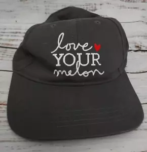 Gorra de béisbol Love Your Melon ajustable gris bordado logotipo - Imagen 1 de 5