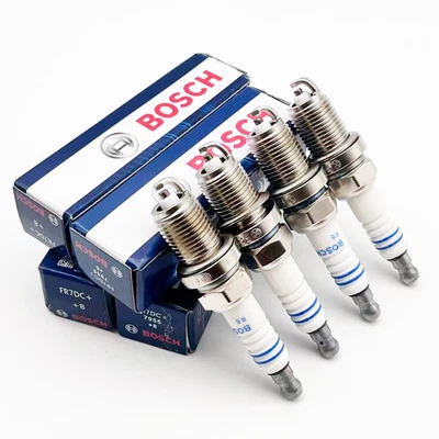 BOSCH 4x Zündkerze Für VW Golf IV Schrägheck (1J1) Audi Opel Mercedes 0242235666 - Image 1 of 4