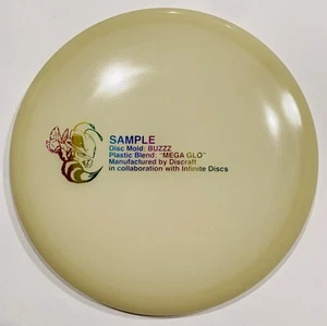 Discraft ๐ Mega Glo Buzzz - Sample Run Infinite Discs Collab Rainbow Foil๐ - Picture 1 of 4