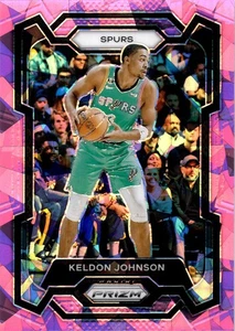 2023-24 Panini Prizm - Keldon Johnson #82 Pink Ice Prizm  - Picture 1 of 3