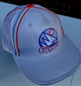 Reebok NBA San Diego Clippers Hat Cap Rare Vintage Hardwood Classics Sz 7 1/4 - Picture 1 of 3
