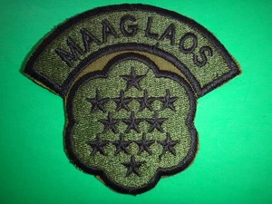 US Army MAAG LAOS Subdued Patch From Vietnam War Era - Bild 1 von 3