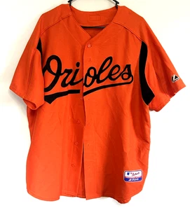 Vintage Baltimore Orioles Orange Jersey Adult XL MLB Baseball Early 2000s - Picture 1 of 6