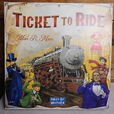 Days of Wonder Ticket To Ride by Alan R. Moon Train Adventure Board Game - Image 1 of 4