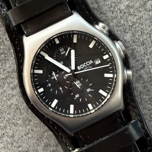 Boccia Titanium Uhr T2 742-02 Chronograph by Tutima ähnlich Bund Einsatzuhr - Bild 1 von 9