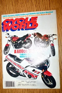 Cycle World Magazine July 1986 Yamaha’s FZ600 Radian SRX600 Mach III 500 - Picture 1 of 3