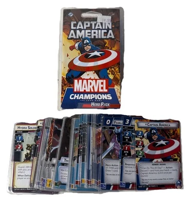 Marvel Champions LCG: Captain America Hero Pack Used (Out of Print) - Image 1 of 4