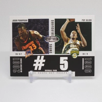 Ray Allen/Jason Richardson Insert 2003-04 Hoops Hot Prospects Sweet Selections - Image 1 of 2