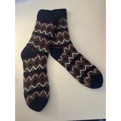 🧦 Calcetines Fair Isle Gripper - Nuevos sin etiquetas - Acogedores tejidos de invierno - Talla adulto Foto 1 de 4