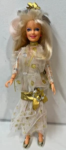 1987 Hasbro Jem & the Holograms Doll wearing Golden Days, Diamond Nights Fashion - Picture 1 of 8