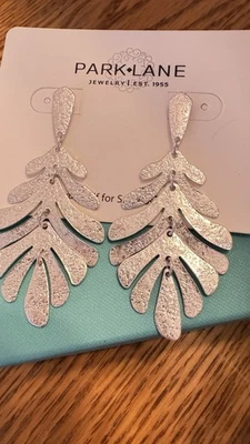 Pendientes colgantes Park • Lane Fashion joyería de moda plata Foto 1 de 3