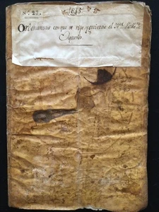 1645 Manuscript: The Ordinances of the Noble Valley of Oquendo Basque Country - Picture 1 of 12